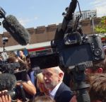 Jeremy Corbyn on Salford Precinct